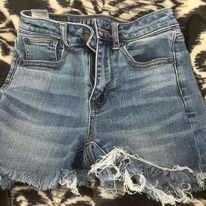 American eagle blue jeans shorts